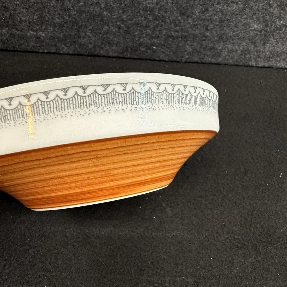 Vintage Goebel COUNTRY BURGUND Individual Salad Bowl‎ West Germany 6.5